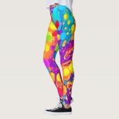 Lebhafter Farbsplitter Leggings (Links)