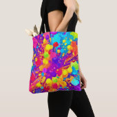 Lebhafter Farbsplitter Tasche (Von Nahem)