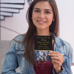 Lebhafter Farbtanz in Abstrakten menschlichen Figu Einladung