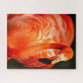 Lebhafter Flamingo Wildlife Bird Puzzle (Horizontal)
