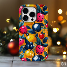 Lebhafter Fruchtbrand in fett gefärbter Farbpalett Case-Mate iPhone 14 Pro Hülle