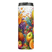 Lebhafter Fruchtsaft aus Giraffe Thermosbecher (Rückseite)