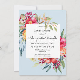 Lebhafter Frühlingsbrunch Einladung