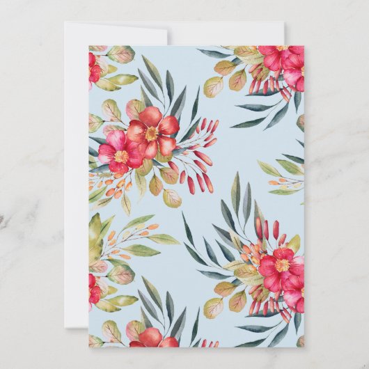 Lebhafter Frühlingsbrunch Einladung (Rückseite)