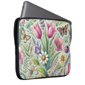 Lebhafter Frühlingsschwung Laptopschutzhülle (Vorne Rechts)