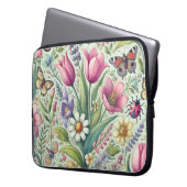 Lebhafter Frühlingsschwung Laptopschutzhülle (Vorderseite Links)