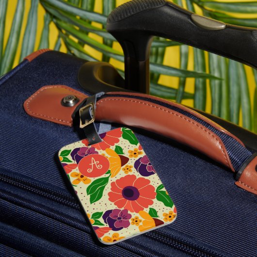 Lebhafter Garten Gepäckanhänger (Vorderseite Insitu 1)