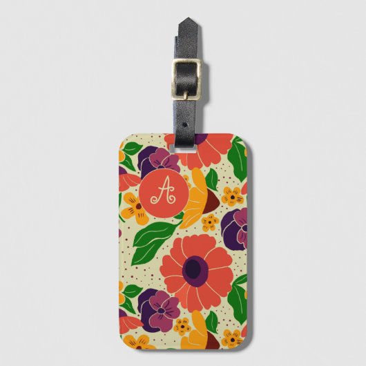 Lebhafter Garten Gepäckanhänger (Vorderseite Vertikal)