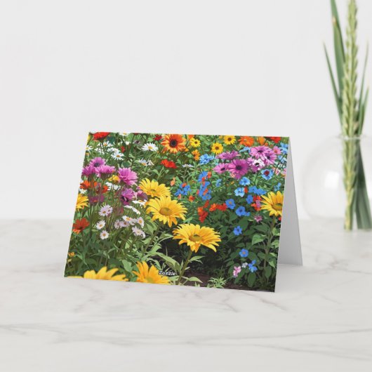 Lebhafter Garten Karte (Rückseite)