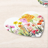 Lebhafter Garten mit Wildblume Untersetzer (angewinkelt)