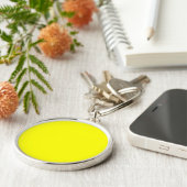 Lebhafter Gelber Fluor Freude bereit für individue Schlüsselanhänger (Seite)