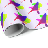 Lebhafter geometrischer Burst Geschenkpapier (Rolleneckpunkt)