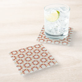 Lebhafter geometrischer Motif-Untersetzer Glasuntersetzer