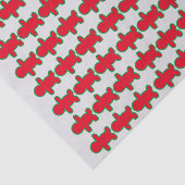 Lebhafter Gingerbread Man Seidenpapier (Ausschnitt)