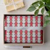 Lebhafter Gingerbread Man Seidenpapier (Geschenk)