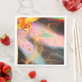 Lebhafter Goldbow Serviette (Beispiel)