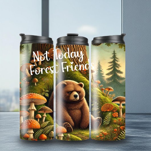 Lebhafter Grumpy Bear Tumbler Thermosbecher