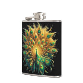 Lebhafter grüner und gelber Plumage Flachmann (Links)