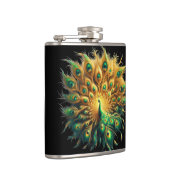 Lebhafter grüner und gelber Plumage Flachmann (Rechts)