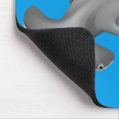 Lebhafter Hammerhai-Haifisch Mousepad (Ecke)