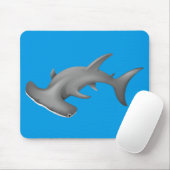 Lebhafter Hammerhai-Haifisch Mousepad (Mit Mouse)