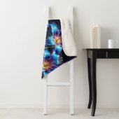 Lebhafter heller, blühender digitaler Fantasiegart Sherpadecke (Beispiel)