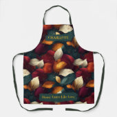 Lebhafter Herbst belebt Schürze mit Individuelle N (Vorderseite)