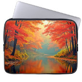 Lebhafter Herbstwald Laptopschutzhülle (Vorderseite)