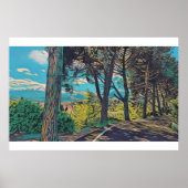 Lebhafter Herbstwald - Poster (Vorne)