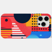 Lebhafter Hintergrund mit Kreisen Case-Mate iPhone Hülle (Rückseite (Horizontal))