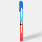 Lebhafter Hintergrund mit Kreisen Case-Mate iPhone Hülle (Rückseite / Links)