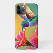 Lebhafter Hummingbird im Sunset Design Case-Mate iPhone Hülle (Rückseite)