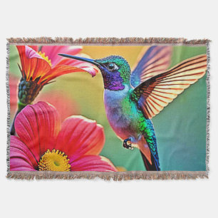 Lebhafter Hummingbird im Sunset Design Decke