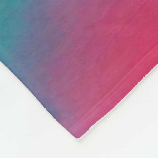 Lebhafter Hummingbird im Sunset Design Fleecedecke (Ecke)