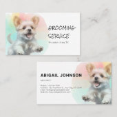 Lebhafter Hundeliebhaber Visitenkarte (Vorne/Hinten)