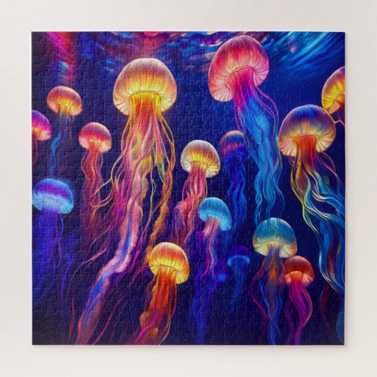 Lebhafter Jellyfish Dance Puzzle (Vertikal)