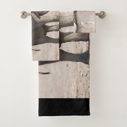 Lebhafter junger Elefant Badhandtuch Set (Insitu)