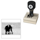 Lebhafter junger Elefant Gummistempel (Stempel)