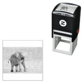 Lebhafter junger Elefant Permastempel (Beispiel)