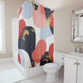 Lebhafter Kaskadenduschvorhang Duschvorhang (Beispiel)