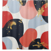 Lebhafter Kaskadenduschvorhang Duschvorhang (Vorderseite)