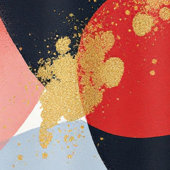 Lebhafter Kaskadenduschvorhang Duschvorhang