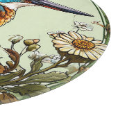 Lebhafter Kingfisher Bird Schneidebrett (Ecke)