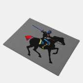 Lebhafter Knight Canvas Printplaner Fußmatte (Schrägansicht)