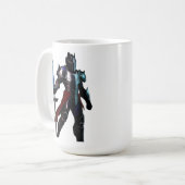 Lebhafter Knight Coffee Tasse Teapot (Vorderseite Links)