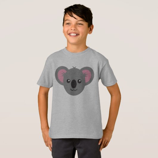 Lebhafter Koala-Bär T-Shirt (Vorne ganz)