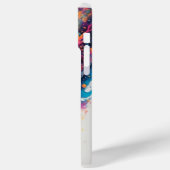 Lebhafter kosmischer Schlauch mit expansivem Raum Case-Mate iPhone Hülle (Rückseite / Links)