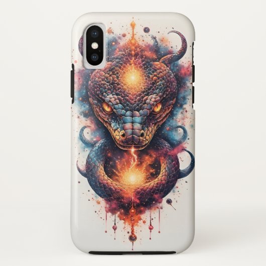 Lebhafter kosmischer Schlauch mit expansivem Raum Case-Mate iPhone Hülle (Rückseite)