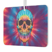 Lebhafter Krawatte-Dye Skull Air Freshener Autolufterfrischer (Links)