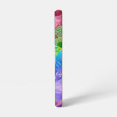 Lebhafter Kristallberg Abstrakt Samsung Galaxy Hülle (Linke Seite)